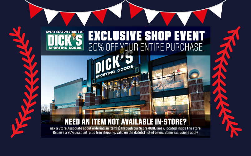 Save the Date to save 20% at DSG